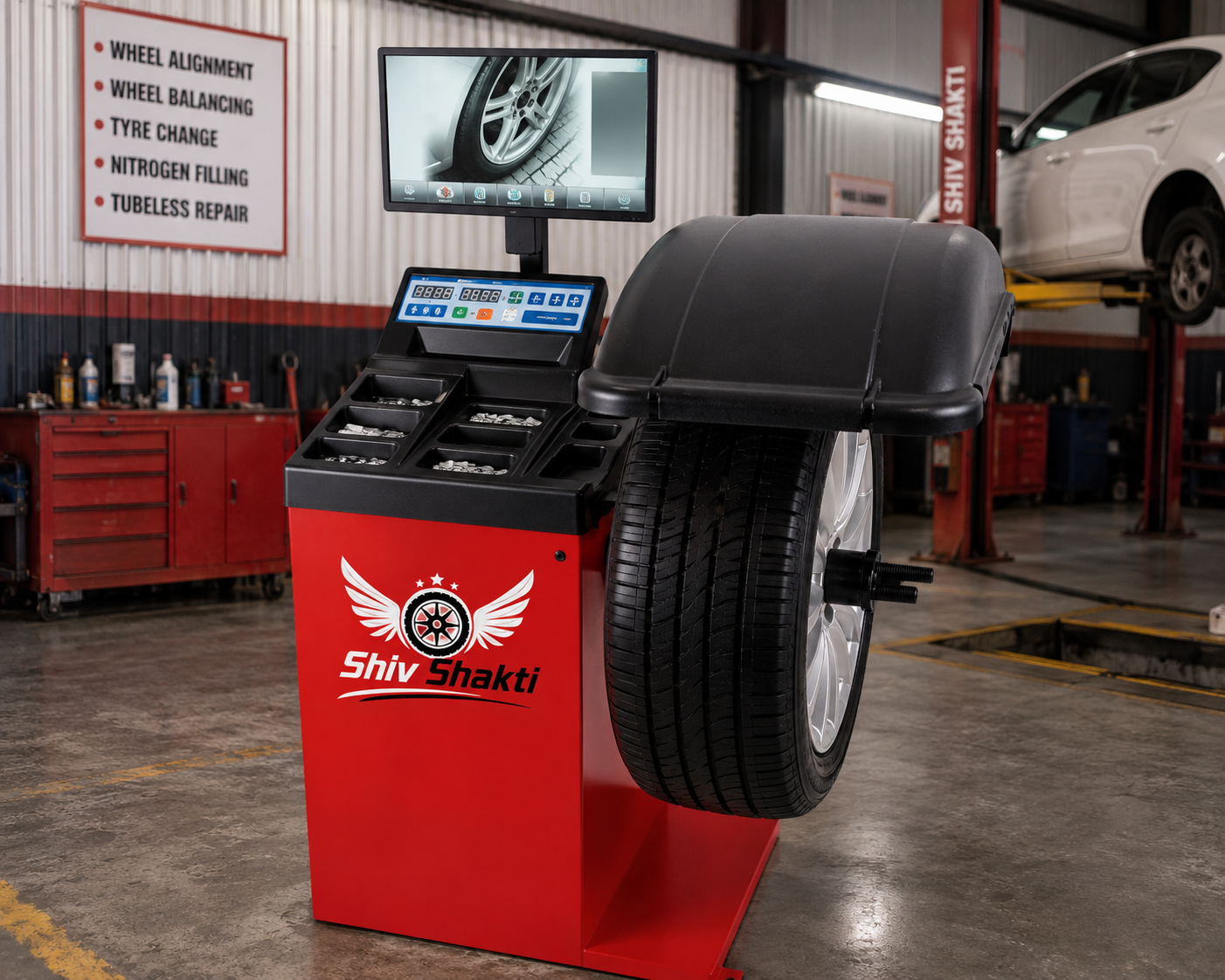 Wheel Balancer Machine